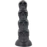  Toppedmonster - dildo z lobanjo - 22 cm (črn) | Shoptok.si
