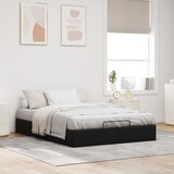  Otomanski krevet Crna 153 x 203 cm Tkanina | shoptok.hr