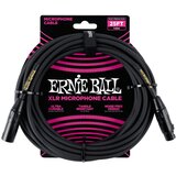 Ernie Ball kabel P06073 - 25FT(7,62m) BRAIDED XLR-M - XLR-F mikrofonski - crna boja cijene