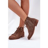 S. BARSKI Low Ankle Boots With Perforated Pattern S.Barski | Shoptok.si
