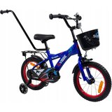  Dječji bicikl Vibbe dragon BMX 14 inča s vodilicom i bočnim kotačima YM-CB-23 - plavi | Shoptok.si