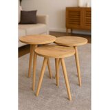 Hanah home set od 3 pomoćna stola Ck152Ck, bor Cene