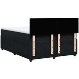  Krevet s oprugama i madracem crni 140x200 cm baršunasti | shoptok.hr