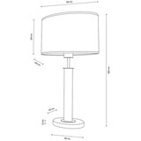  Spot-Light 7017400211524 - Stona lampa MERCEDES 1xE27/40W/230V hrast | Eponuda.com