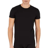 Emporio Armani Iconic Lounge Stretch Piquet T-Shirt Black Crna