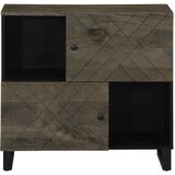  Komoda crna 80x33x75 cm Puno drvo Mango | Eponuda.ba