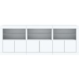 vidaXL Komoda s LED svjetlima bijela 181 5x37x67 cm | shoptok.hr