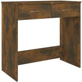 Maison Chic Pisalna miza - pisarniška miza - Računalniška miza dimljeni hrast 80x40x75 cm konstruiran les, (21785369) Cene