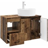  Set namještaja za kupaonicu 2 kom. Staro drvo Konstruirano drvo Smeđa 49,5 x 44,5 x 82 cm | shoptok.hr