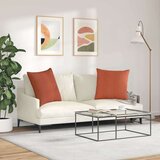  Jastučići za sofu 2 pcs Crvena narančasta 60 x 60 cm | shoptok.hr