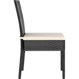 Poli 3-dijelni vrtni blagovaonski set od poliratana crni | shoptok.hr