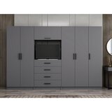 Hanah home kale - 7829 anthracite wardrobe | ePonuda.com