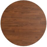  Okrugla stolna ploča tamnosmeđa Ø40x1,5 cm tretirana hrastovina | shoptok.hr