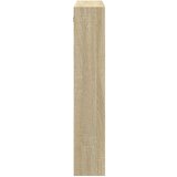vidaXL Stenska omarica sonoma hrast 80x15x80 cm inženirski les | Shoptok.si