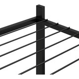  Stalak za cvijeće 83 x 25 x 80 cm crni željezni | shoptok.hr