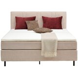 Welnova POSTELJA BOXSPRING 180 cm x 200 cm , tekstil bež | Shoptok.si