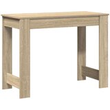 vidaXL Pisalna miza sonoma hrast 100x45x75 cm inženirski les | Shoptok.si
