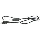 kabl priključni pvc 2×0,75mm sa prekidačem crni 2m s09272 ( 2562 )