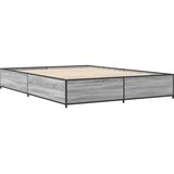  Okvir za krevet boja hrasta 120x190cm konstruirano drvo i metal | shoptok.hr
