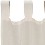 Voile zavjese s gornjim jezičcima 2 kom krem | Shoptok.si