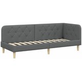  Kutni okvir kreveta Tamno siva 80 x 200 cm tkanina | shoptok.hr