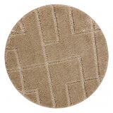 RugsX Kopalniška preproga SUPREME krog LINES, linije, nedrseča, mehka - bež cercle 67 cm, (5000176954) Cene