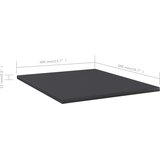 Police za knjige 8 kom sive 40 x 50 x 1,5 cm konstruirano drvo | shoptok.hr