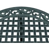  3-dijelni bistro set zeleni od lijevanog aluminija | shoptok.hr