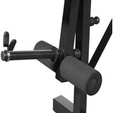  Klupa za dizanje utega sa stalkom i setom utega 60 5 kg | shoptok.hr