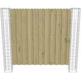  Steber ograje. 2 pcs srebrna 20 x 20 x 190 cm Kovina, (5000157974) | Shoptok.si