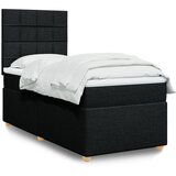 The Living Store Box spring postelja z vzmetnico črna 80x200 cm blago - Box Spring Postelja, (21428136) Cene