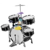 Lean_Toys Set Bobni z lučkami in zvoki Karaoke USB mikrofon | Shoptok.si