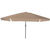  Vrtni suncobran Sivo-smeđa 394 x 394 x 248 cm Poliester i čelik | shoptok.hr