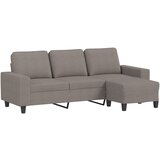Maison Chic kavč - Sofa - Kanape trosed s stolčkom za noge taupe 180 cm blago, (21727642) Cene