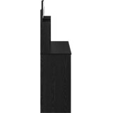 Toaletni stol s ogledalom s policom Crni hrast 96 x 39 x 142 cm | Eponuda.com
