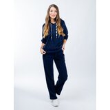 Glano Women's tracksuit - dark blue Cene