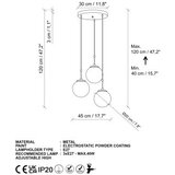 Opviq Orbıtal 20 14047 zlatni luster | ePonuda.com