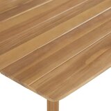  5-dijelni vrtni blagovaonski set bagremovo drvo Smeđa | Shoptok.si