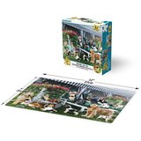 Puzzle 2D/3D - Psi u dvorištu / Proljetni štenci 63 kom 31x2 | shoptok.hr