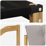  Zunanji kavč Masiven les akacije Bela in svetlo siva, (5000269975) | Shoptok.si