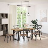 vidaXL Blagovaonski stol NOAIN U-oblika s nogama puno drvo bor | shoptok.hr