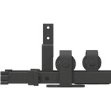 vidaXL Komplet opreme za drsna vrata 213 cm jeklo črne barve | Shoptok.si