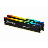 Kingston memorija 64GB(2x32GB)/DIMM/DDR5/5200MHz/CL36/FURY beast rgb expo cene