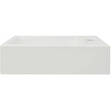  Pravokotni umivalnik keramika bele barve 46x25,5x12 cm, (5000179303) | Shoptok.si