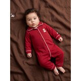Sinsay Pamučni božićni kombinezon s vezom medvjedića | shoptok.hr