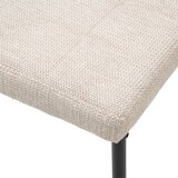 MID.YOU STOL, kovina, tekstil črna, bež | Shoptok.si