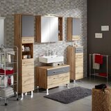 Premium Living Visoka Omara Float, Hrast, Antracit | Shoptok.si