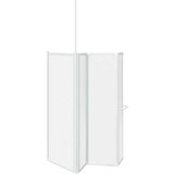  Zavjesa za kadu Matirano 120 x 70 x 137 cm Aluminij &amp PP panel | shoptok.hr