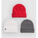 Burton Dnd 3 Pack Beanie graycl / gothgr / grnred Cene