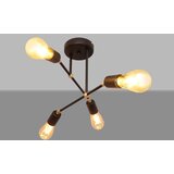  Prislonjeni luster ROSETTE 4xE27/15W/230V crna/zlatna | Eponuda.com